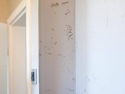 Fugenlose Wand im Hotel